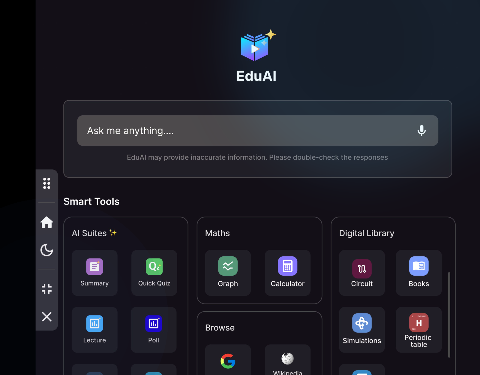 EduAI dashboard preview